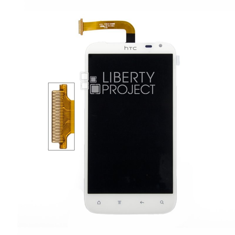 LCD дисплей для HTC Sensation XL/X315e/X310e Titan с тачскрином, 1-я категория (белый)