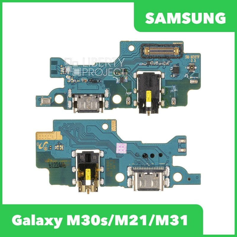 Шлейф/FLC Samsung Galaxy M30s/M21/M31 (M307F/M215F/M315) на системный разъём/разъём гарнитуры, ориг — фото 2