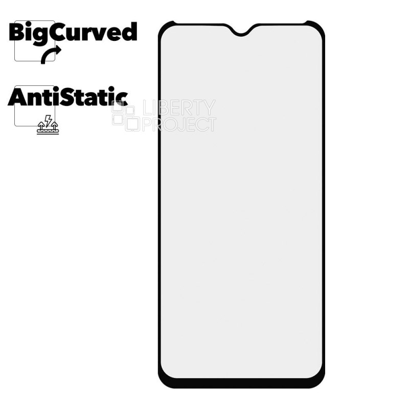 Защитное стекло для Xiaomi POCO M3/9TSuper max Anti-static  big curved glass