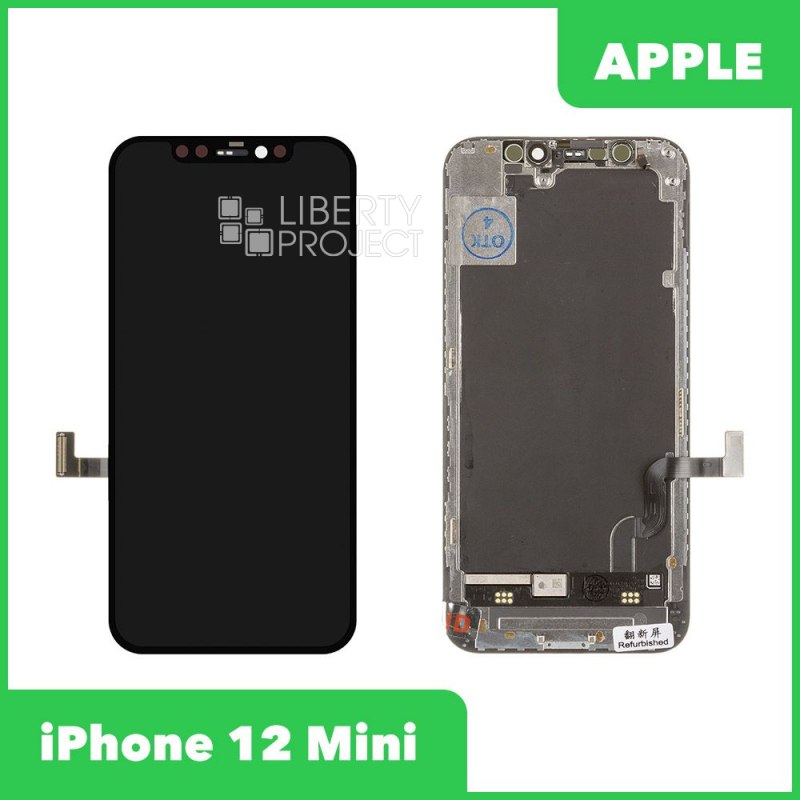 LCD дисплей для Apple iPhone 12 Mini (черный) с тачскрином original (change glass) без ошибки — фото 2