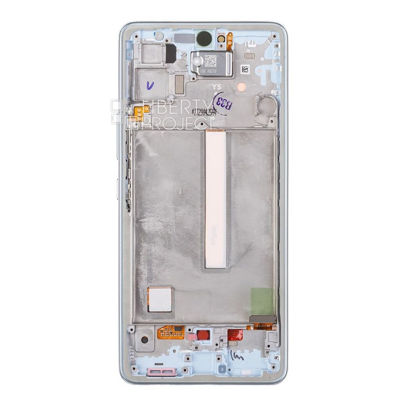 LCD дисплей для Samsung Galaxy A53 5G SM-A536 GH82-28025A в рамке (голубой) 100% OR SP — фото 3